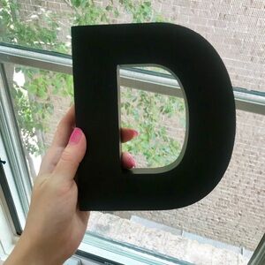 WOODEN INITIAL